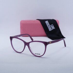 Moschino MOL521/SAM 00T700 Cat Eye Eyeglasses 55mm - Violet - Lowest price!